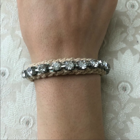 Knit Jewelled Bracelet - Picture 2 of 4